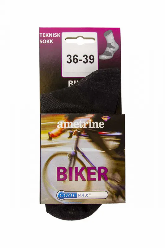 Ametrine Biker CoolMax, 2 par sort